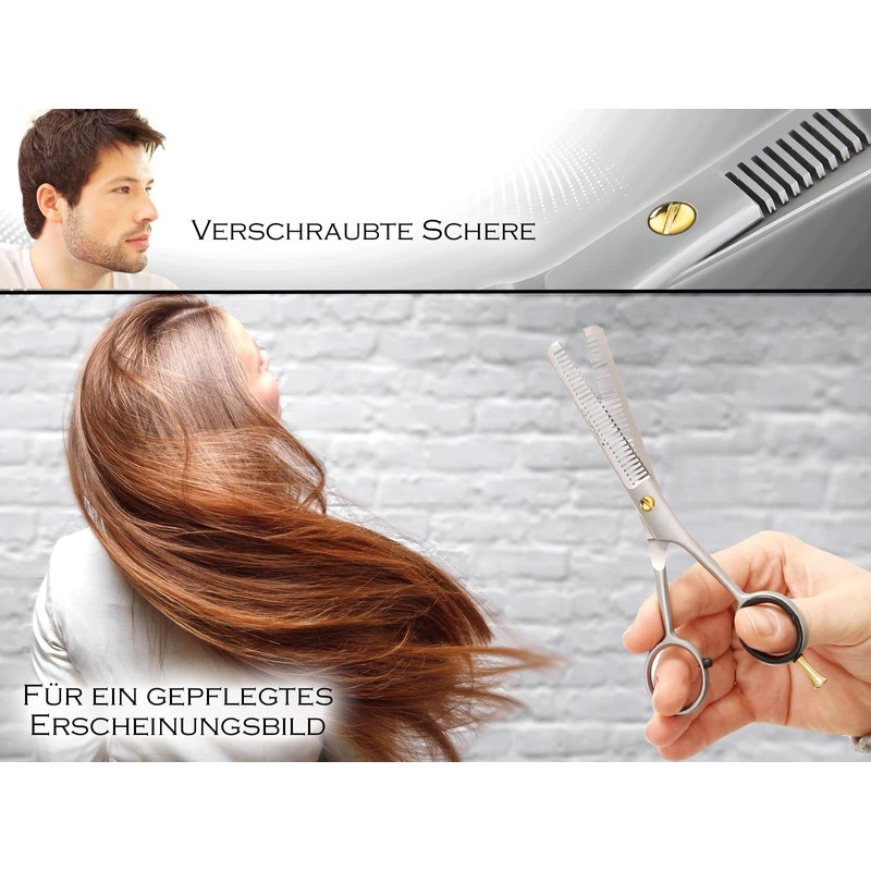 Thinning Hair Scissors 5.5 Inches with 2-sided teeth