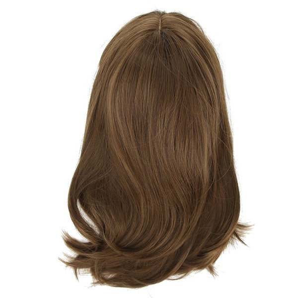Short Hair Wig for Women, Girls Wig Synthetic Hair for Daily Party Cosplay - Natural Brown Hair Colour
