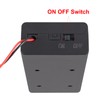 ACEIRMC 2pcs 18650 Battery Storage Case 2 Slots x 3.7V