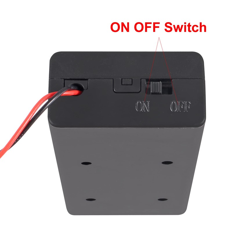 ACEIRMC 2pcs 18650 Battery Storage Case 2 Slots x 3.7V
