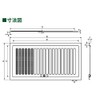 Usami Industries UK-YSD1530-SM Stainless Steel Underfloor Ventilation Vent, Sliding Type.