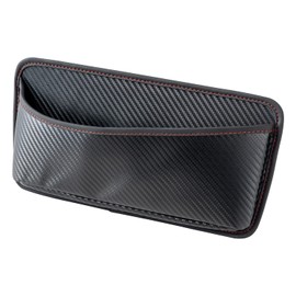 SEIWA Car Interior Storage, Seat Side Pocket, Carbon, WA106, Seat Organizer, Gap, Between Seats, Storage for Masks, Smartphones, and Small Items, Multi-functional, Convenient