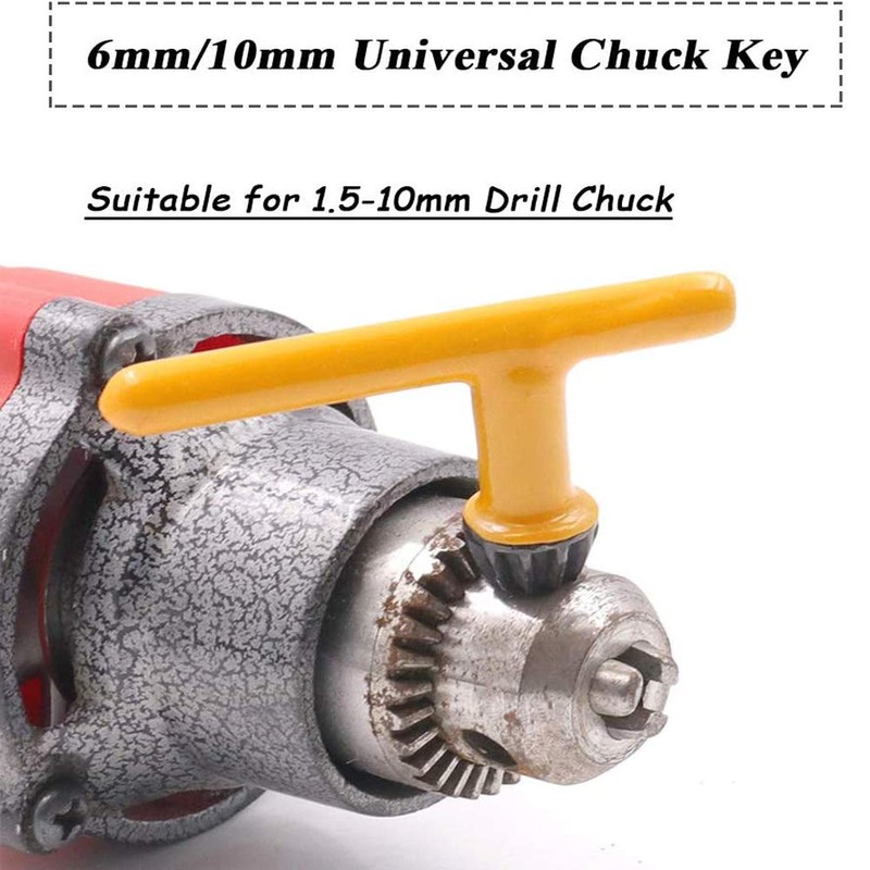 Mesee 3 Packs Drill Chuck Key Set Universal T Shaped