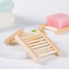 Wood Bathroom Soap Storage Stand Holder Stand DD-11701 8ea