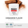 Reach Cleanburst Hilo dental encerado, cuidado bucal, sabor a canela,