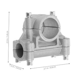 FUNOMOCYA Adjustable Lawn Mower Handle Clamp 26mm/28mm for Backpack Mower Push Base Lawn Parts Aluminum Alloy Comfortable Grip