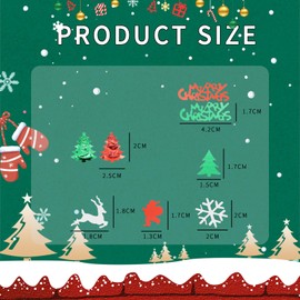 Confetti Christmas, Christmas Confetti Decoration, Christmas Scatter Decoration, Scatter Pieces, Christmas Decoration, Christmas Confetti for Christmas Decoration for Crafts, Merry Christmas Table