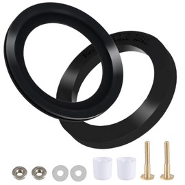KPALAG RV Toilet Flush Ball Seal and Base Seal Replacement Kit & Mounting Hardware Compatible with Dometic 300/310/320, 2 in 1 Toilet Seal Kit Replace# 385311658 and 385311652