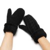Eohak Winter Warm Mittens for Women - Knit Gloves Soft