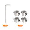 sourcing map 4pcs 5mm Drill Stop Collar Set Depth Stop,