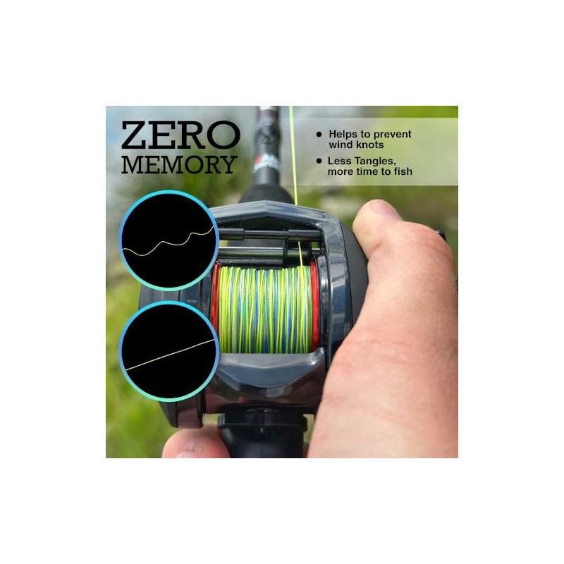 Reaction Tackle Reaction Tackle Braided Fishing Line Hi Vis Orange