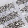 240Pcs Screws Boxed Stainless Steel Material Wear Resistant Corrosion Resistant