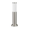 ledscom.de Poru Bollard Light for Outdoor Use, Stainless Steel, Round,