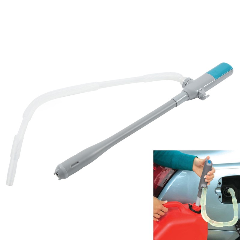 Portable Electric Syphon Pump Battery Operated Automatic Liquid Transfer for