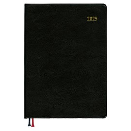 Daigo E2316 2025 Planner, Appointment, Weekly Vertical, Black, Begins September 2024