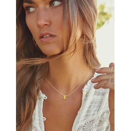 FindChic H Necklace for Women Gold Necklace Initial Chain Necklace, ABC Letters Pendant Jewellry for Women, With Gift Box