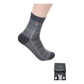 Natural Fiber Hanji Men's Mid-Calf Dress Socks 5 Pairs - Random Delivery - 26cm