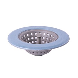 2pcs Washing The dishwashing Pond Filter, The Hair Pool Floor Leakage Cover to Prevent Blocking The Kitchen Sink Under The Sewer Prevent Blocking Filter (Blue)