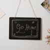 OHYER Small Blackboard for Hanging Chalkboard Message Board Sign Double-Sided