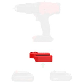 Adapter Only Fits Craftsman V20 Series Cordless Tools for Black Decker 20v MAX Series (Not Old 18v) Lithium Batteries - Adapter Only, Red (B20D-V20)