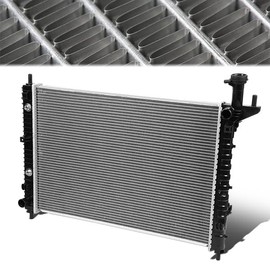 13007 Radiator Compatible with 2008-2017 Buick Enclave 2009-2017 Chevy Traverse 2007-2016 GMC Acadia Limited 2007-2010 Saturn Outlook Aluminum Core Cooling Radiator CU13007 GM3010513