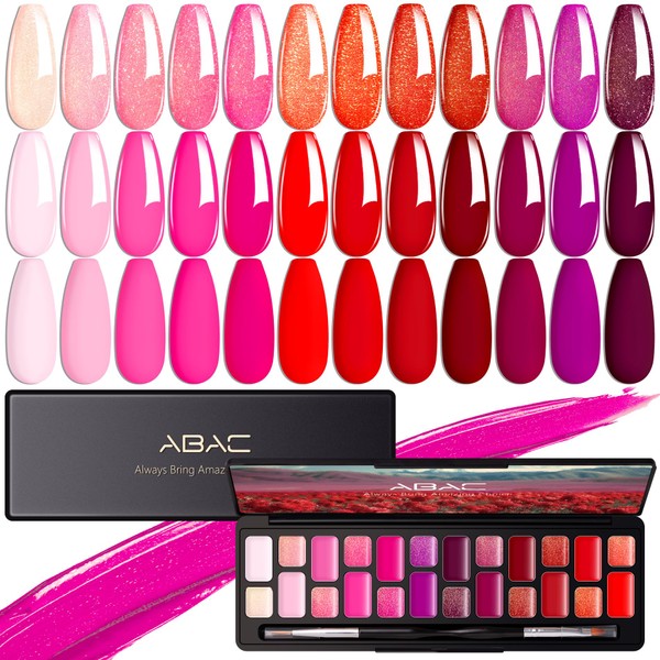 ABAC Solid Gel Nail Polish,Ombre Gel Nail Polish,Pat Paint Nail