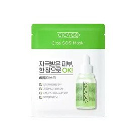 Isoi 아이소이 시카고 시카 SOS 마스크 1매 ISOI Chicago Cica SOS Mask 1 Sheet