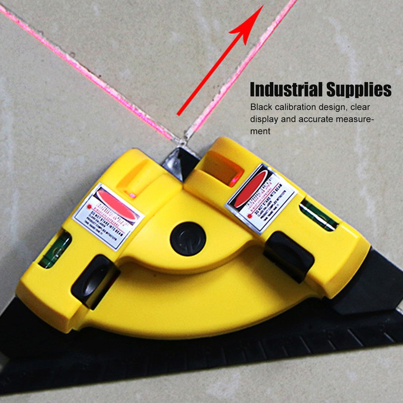 Laser Line Projection Level 90 Degree Right Angle Vertical Horizontal