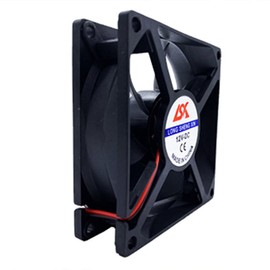 PENGLIN Brushless Cooling Fan 1PCS Silent 2 Pin 8CM Fan 80mm X 80mm X 25mm 8025 DC 12V 0.25A 3D Printer Parts PC Case CPU Cooler Sleeve Bearing (8025 12V-DC)