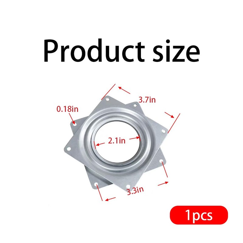 YOYEAH 1 x 4 inch swivel plate with thrust ball