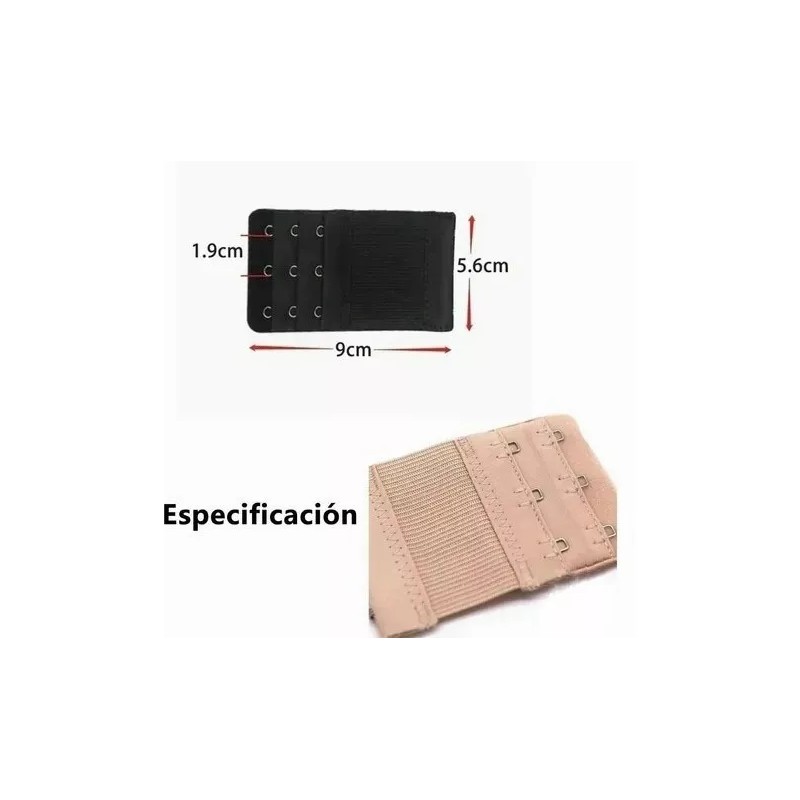 Conejo Moda Extensiones De Brasier Mujer Bra Extensores 3 Ganchos