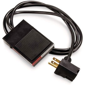 Paladin Equipment - Interruptor de pedal para picadoras de carne eléctricas, interruptor de pie de 15 A 250 VCA para uso manos libres mientras muele carne, cable de 8 pies, grado comercial