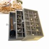 3 Tiers Jewelry Organizer Box Transparent Acrylic Velvet Lined Multi