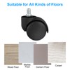 PATIKIL 2 Inch Swivel Casters, 4 Pack 360 Degree Nylon