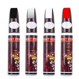 4 Pcs Bolígrafo Reparador de Pintura para Coches,2 en 1 Lápiz Eliminador de Arañazos,Bolígrafo de Pintura para Retoques para Arañazos Menores,Pintura 