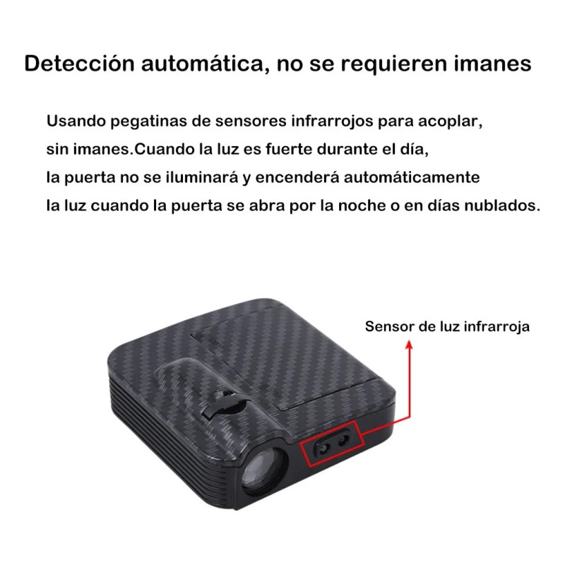 Luz De Cortesia O Proyector Led De Logo Varios Puerta