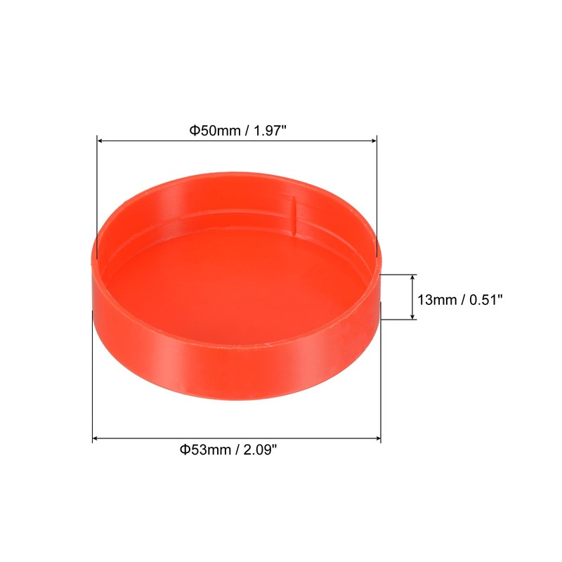PATIKIL 2" PVC Pipe End Cap Fitting, 10 Pack Furniture