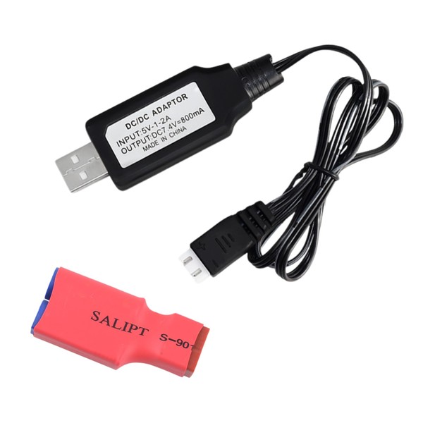 Raebatuol RC Battery Accessory Kit,No Wires EC5 Male (Blue) Connector