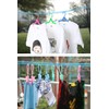 2 Pack Nylon Clothesline Windproof Clothes Drying Rope Travel Clothes