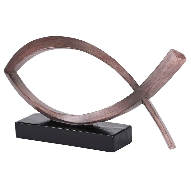 Dicksons Ichthys Ichthus Jesus Fish - 8 x 4 Inch