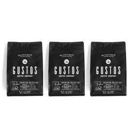 Gustos Coffee Premium Selection | Puerto Rican High End Medium Roasted Whole Bean Coffee (3, 12oz)