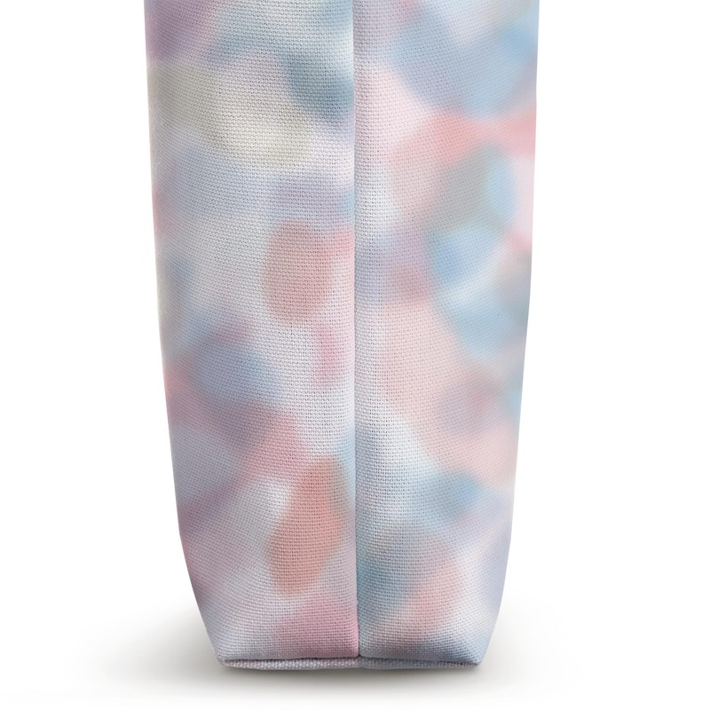 Aesthetic Pink and Blue Tortoise Shell Pattern Tote Bag