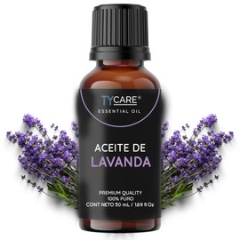 TY CARE Aceite Esencial de Lavanda (Lavandula officinalis) – 50 ml – 100% Puro y Natural