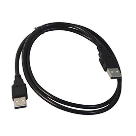 Your Cable Store Black USB 2.0 High Speed Male A to Male A Cable (02 Ft)