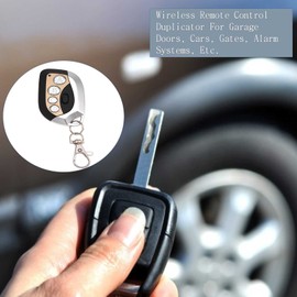 Remote Control Duplicator Key Fob, Universal Gate Remote Control Cloning Garage Door Key, Waterproof 433.92MHz Rplacement Key Fob, for Garage Doors Gates Alarm Systems, etc.(GOLG)