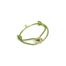 Tory Burch Women's Slider Bracelet, Tory Gold/Green, One Size