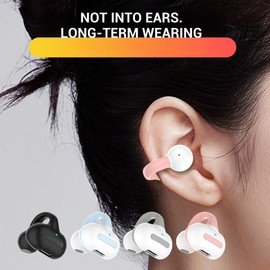 2049 Wireless Bluetooth Earphones Clip-on Open Ear Bone Conduction Headset (Pink), GCEJ-MS8