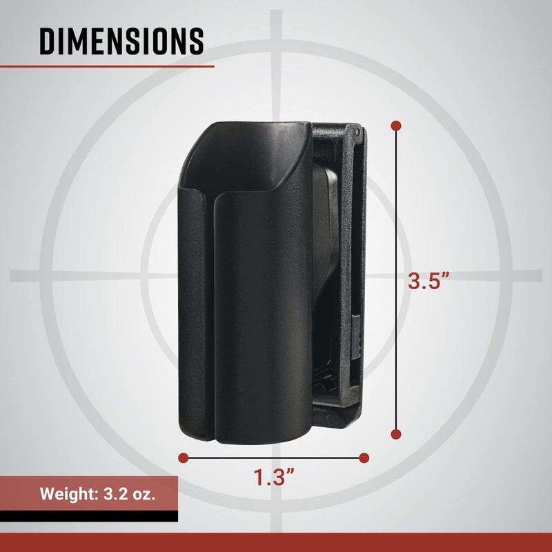 ASP Tactical Light Case (TLC) Flashlights, Law Enforcement Duty-Belt Accessories,