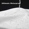 Titanker Small Stall Shower Curtain Liner Washable, 36 x 72