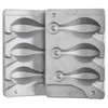 Dr.Fish Bank Sinker Mold with 5 Cavities for 1/2/3oz, 3